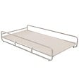 OVIALA - Structure pour méridienne de salon de jardin modulable beige - Mixi - vignette