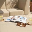 OVIALA - Salon de jardin bas modulable uni 4 places beige - Patio - vignette