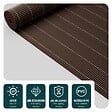 VOUNOT - Clôture en canisse PVC 160x500cm imitation osier marron - vignette