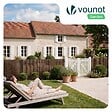 VOUNOT - Clôture en canisse PVC 100x300cm imitation osier marron - vignette
