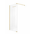 OTITEC - Paroi de douche italienne Clear - 120 x 195 cm - Or brossé - LINEA - vignette