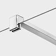 OTITEC - Paroi de douche italienne Clear - 120 x 195 cm - Or brossé - LINEA - vignette