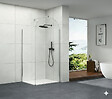 OTITEC - Paroi de douche italienne Clear - 100 x 195 cm - Chrome - SIENA - vignette
