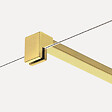 OTITEC - Paroi de douche italienne Clear - 100 x 195 cm - Noir - GAUCHE - LUCIA - vignette