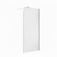 OTITEC - Paroi de douche italienne Clear - 120 x 195 cm - Chrome - Droite - LUCIA - vignette