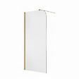 OTITEC - Paroi de douche italienne Clear - 120 x 195 cm - Or brossé - GAUCHE - LUCIA - vignette