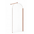 OTITEC - Paroi de douche italienne Clear - 110 x 195 cm - Cuivre brossé - SIENA - vignette