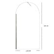 OTITEC - Paroi de douche italienne Clear - 110 x 195 cm - Cuivre brossé - SIENA - vignette