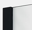 OTITEC - Paroi de douche italienne flûtée - 100 x 195 cm - Chrome - SIENA - vignette
