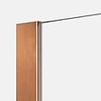 OTITEC - Paroi de douche italienne Clear - 100 x 195 cm - Or brossé - Droite - LUCIA - vignette