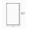 OTITEC - Paroi de douche italienne Clear - 110 x 195 cm - Or brossé - LINEA - vignette
