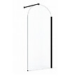 OTITEC - Paroi de douche italienne flûtée - 120 x 195 cm - Noir - SIENA - vignette