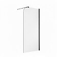 OTITEC - Paroi de douche italienne Clear - 110 x 195 cm - Noir - Droite - LUCIA - vignette