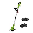 VITO - Coupe Bordure sans fil avec Batterie 20V 3.0AH + Chargeur + Jeu de 20 lames coupantes Mat télescopique VITO - vignette