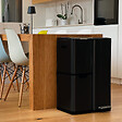 KITCHEN MOVE - Poubelle pédale tri sélectif HAJA noir 60L - vignette