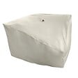 OVIALA - Housse de fauteuil d'angle pour salon de jardin modulable beige - Mixi - vignette