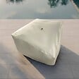 OVIALA - Housse de fauteuil d'angle pour salon de jardin modulable beige - Mixi - vignette