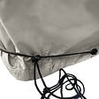 OVIALA - Housse de fauteuil d'angle pour salon de jardin modulable beige - Mixi - vignette