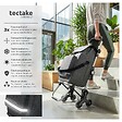 TECTAKE - Chariot de courses SHOPPER 3 en 1 pliable avec sac isotherme gris - vignette