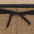 5 FIVE SIMPLY SMART - Panier à linge d'angle 48L en Bambou et tissu Noir H 50 cm - vignette