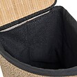 5 FIVE SIMPLY SMART - Panier à linge d'angle 48L en Bambou et tissu Noir H 50 cm - vignette