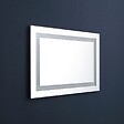 KIAMAMI VALENTINA - Miroir Pour Salle De Bain 90X60 Avec Led Réversible + Allumage Touch - vignette