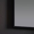 KIAMAMI VALENTINA - Miroir En Fil De Fer Poli 50X70 Réversible Avec Bordure Noire Mate - vignette