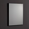 KIAMAMI VALENTINA - Miroir 60X80 Avec Cadre En Pvc Et Bord Noir Mat - vignette