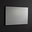 KIAMAMI VALENTINA - Miroir En Fil De Fer Poli 100X70 Réversible Avec Bordure Noire Mate - vignette