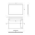 KIAMAMI VALENTINA - Miroir En Fil De Fer Poli 100X70 Réversible Avec Bordure Noire Mate - vignette