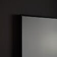 KIAMAMI VALENTINA - Miroir En Fil De Fer Poli 100X70 Réversible Avec Bordure Noire Mate - vignette