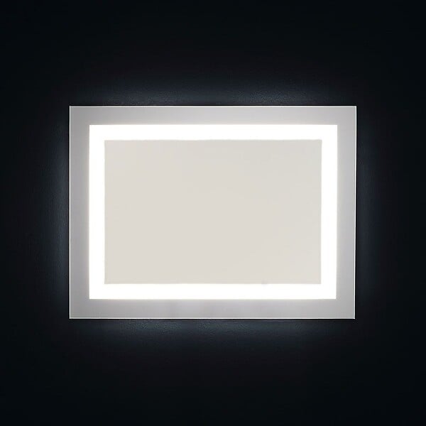 KIAMAMI VALENTINA - Miroir De Salle De Bain Avec Led Cm 80X60 Réversible Avec Senseur Touch - large