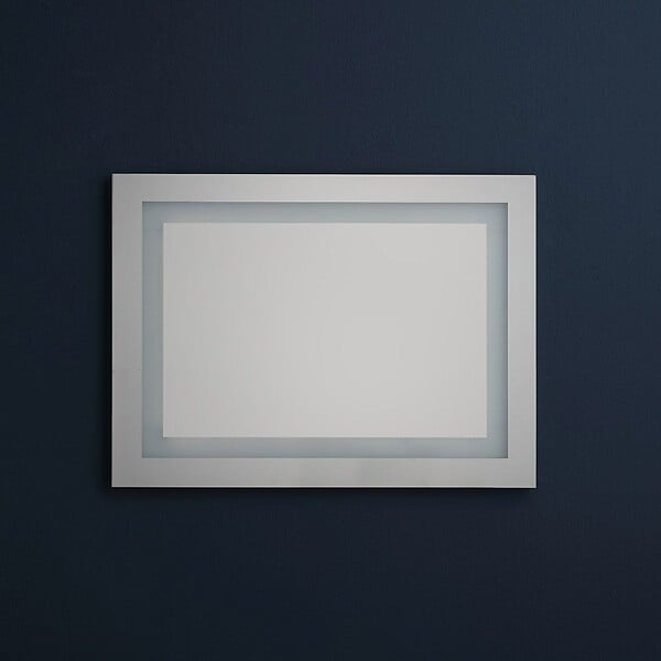KIAMAMI VALENTINA - Miroir De Salle De Bain Avec Led Cm 80X60 Réversible Avec Senseur Touch - large