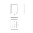KIAMAMI VALENTINA - Miroir De Salle De Bain Avec Led Cm 80X60 Réversible Avec Senseur Touch - vignette