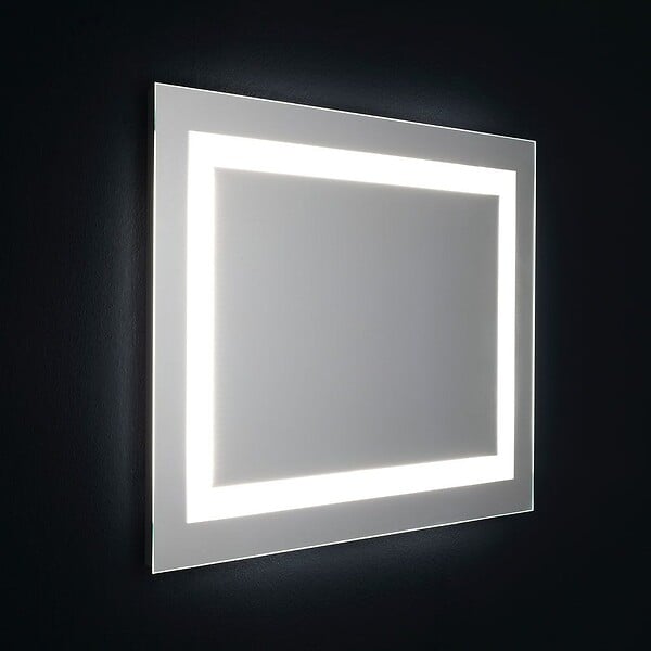 KIAMAMI VALENTINA - Miroir De Salle De Bain Avec Led Cm 80X60 Réversible Avec Senseur Touch - large