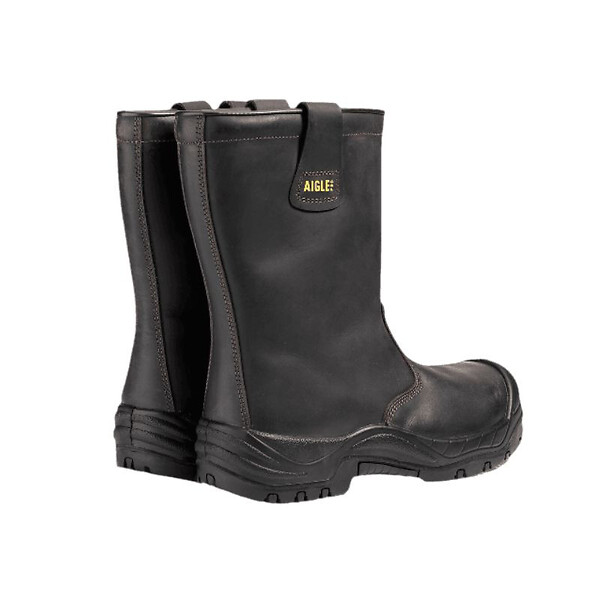 AIGLE - Bottillons de sécurité  S3 cuir AIGLE IOLAR - isolant et imperméable - large
