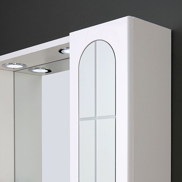 KIAMAMI VALENTINA - Miroir Inglesina De 77Cm Avec Deux Portes Et Spots À Led Intégrés - large