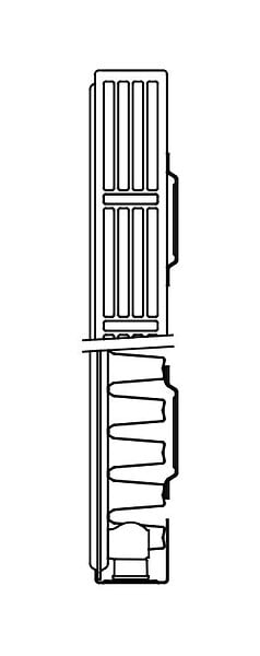STELRAD - Radiateur panneau COMPACT ALL IN Type 11 Hauteur 900mm - Largeur: 800 mm - Puissance: 1088W- réf : 0214091108 - STELRAD - large