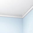 SANS - Corniche plafond C115 4,6 x 4,9 cm - Polyuréthane Cimaises &+ - vignette