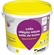 WEBER - Colle à carrelage en pâte allégée spéciale salle de bain WEBERFIX PREMIUM ² - Seau 2kg - vignette