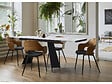 HABITAT ET JARDIN - Table de repas extensible en céramique 6 à 10 personnes  "Equinoxe" - Blanc marbré gris - vignette