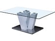 HABITAT ET JARDIN - Table basse "Gaya" - 110 x 60 x 40 cm - Blanc Laqué - vignette