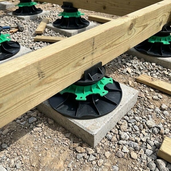 JOUPLAST - Plot terrasse bois réglable 40 à 60 mm - JOUPLAST - A l'unite - large