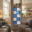 GLASSBLOCKS - Luxfera brique de verre 19x19x8 cm, Bleu transparent brillant (1908WBLUE) - vignette