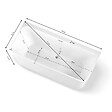 SPALINA - Baignoire Ilot Mint 160 blanche 160 x75 x57 cm, by SPALINA - vignette