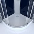 AURLANE - Cabine de douche 1/4 de cercle - 85x85x225cm - NIGHTY - vignette