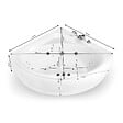 SPALINA - Baignoire Balnéo Maldives Jets 135 x135 x54 cm, by SPALINA - vignette