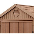 KETER - Keter Darwin 4x4 abri de jardin en résine marron 123,8 x 117 x 205,1 cm (259006) - vignette
