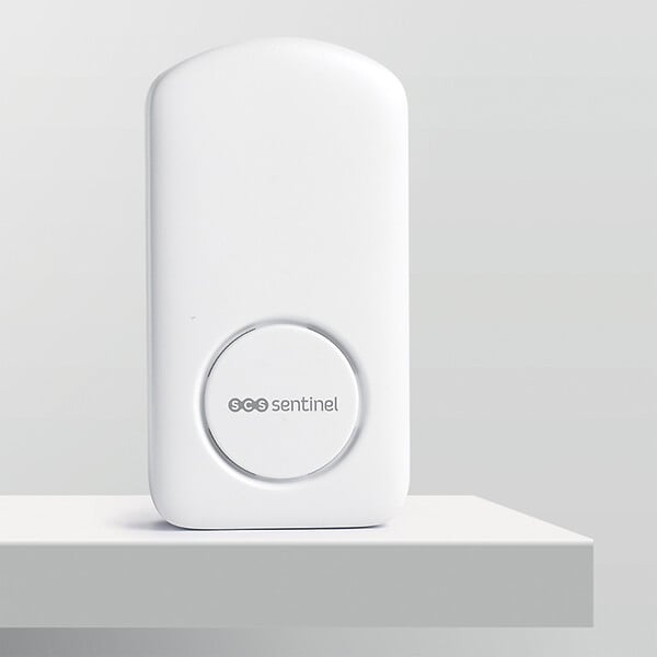 SCS SENTINEL - Carillon sans fil 100 m - OneBell 100 - Blanc - IP55 - large