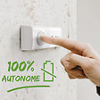 SCS SENTINEL - Carillon sans fil enfichable EcoBell 100 Plug avec prise intégrée - vignette
